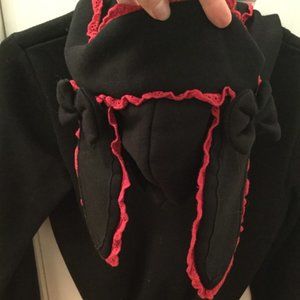 rare hell bunny bunny hoodie <3